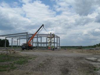 Будівництво сервісного центру з продажу техніки CLAAS ТОВ Крона Калинівка 5