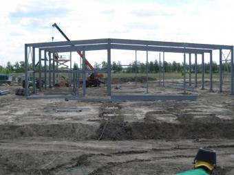 Будівництво сервісного центру з продажу техніки CLAAS ТОВ Крона Калинівка 34